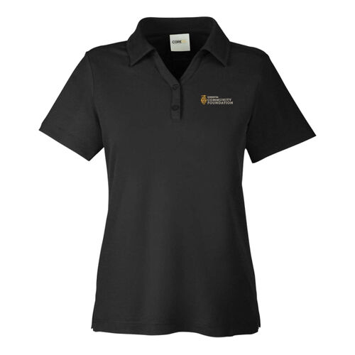 Fusion ChromaSoft Pique Polo - Black - Ladies Thumbnail